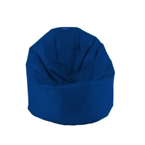 Пуф, за деца, 210л., Relaxo - Teteron blue, За открито, Перящ се калъф, Пълнеж от Полистиролни перли