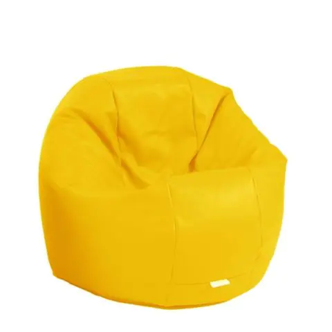 Пуф 330л., Relaxo XL - Teteron Yellow Quince, За открито, Перящ се калъф, Пълнеж от Полистиролни перли, (15663)