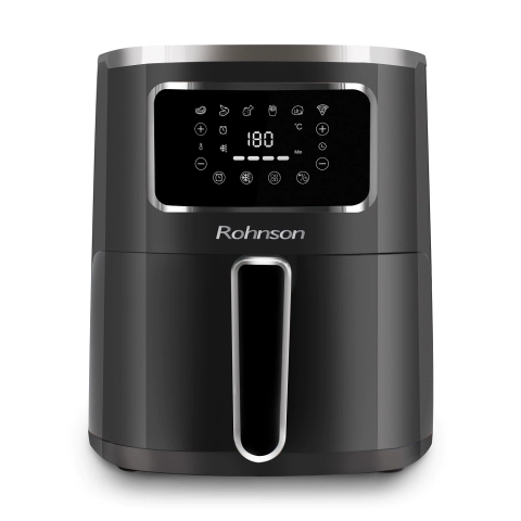 Фритюрник AirFryer Rohnson R-2802, 1450W, 5 литра, черен, (16911)