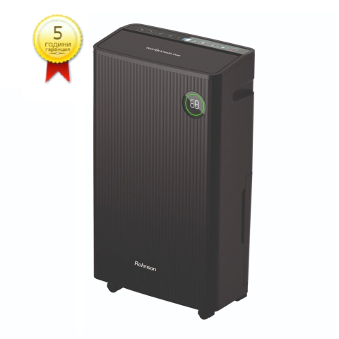 Обезвлажнител Rohnson R-92016, 200W, до 100 m², Черен, (16839)