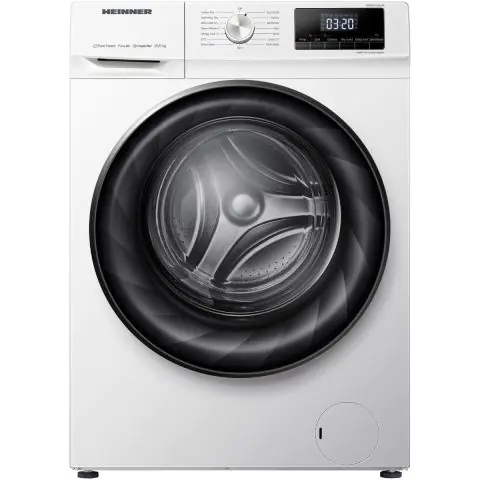 Пералня със сушилня HEINNER HWDM-H10614A, Пране 10 кг, Сушене 6 кг, 1400 об/мин, Инверторен мотор, Бял, (22432)
