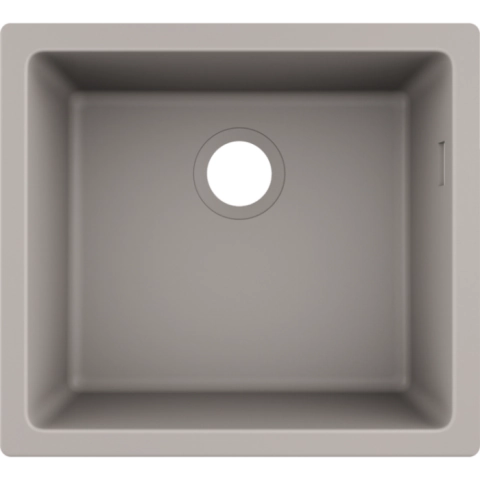 Кухненска мивка за монтаж под плот hansgrohe S510-U450-Concretegrey, (21916)