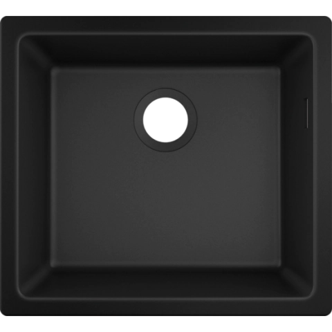 Кухненска мивка за монтаж под плот hansgrohe S510-U450-Graphiteblack, (21918)