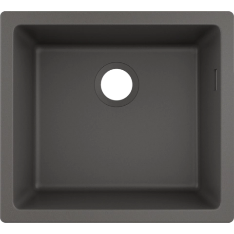 Кухненска мивка за монтаж под плот hansgrohe S510-U450-Stonegrey, (21917)
