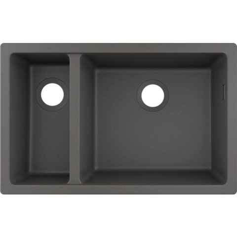 Кухненска мивка за монтаж под плот hansgrohe S510-U635-Stonegrey, (21936)