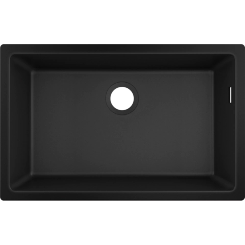 Кухненска мивка за монтаж под плот hansgrohe S510-U660-Graphiteblack, (21932)