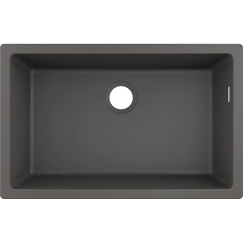Кухненска мивка за монтаж под плот hansgrohe S510-U660-Stonegrey, (21931)