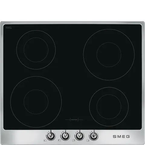Индукционен плот SMEG SI964XM, Серия Victoria, 60 см, Инокс, (19405)