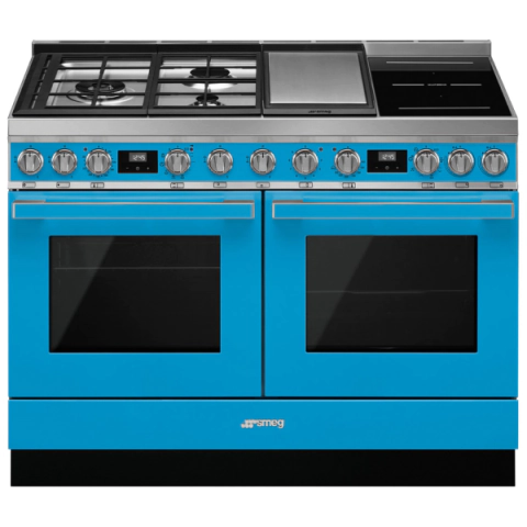 Готварска печка SMEG CPF120IGMPT, Серия Portofino, 120 см, 3 газови котлона, (19730)