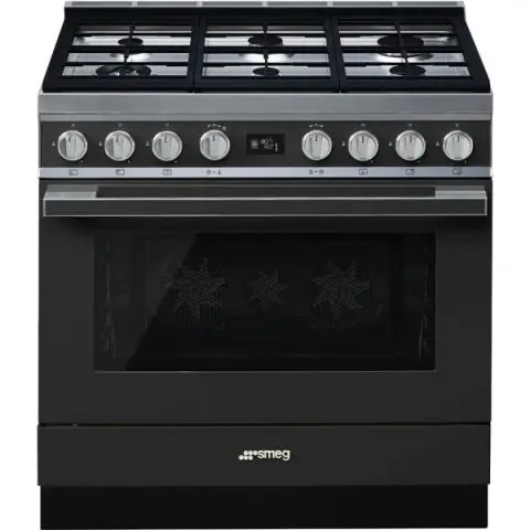 Готварска печка SMEG CPF9GPAN, Серия Portofino, 90 см, 6 газови котлона, (19717)
