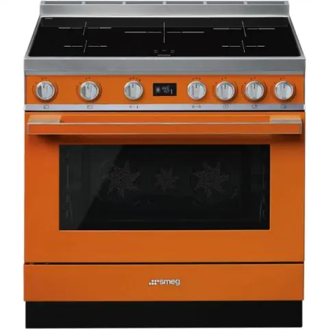 Готварска печка SMEG CPF9IPOR, Серия Portofino, 90 см, 5 индукционни котлона, (19706)