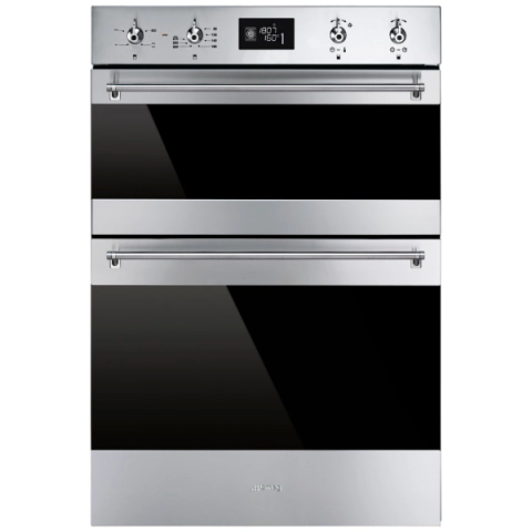 Двойна фурна за вграждане в колона SMEG DOSF6390X, Серия Classica, Енергиен клас А, (19344)