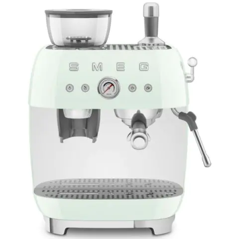 Кафемашина с интегрирана кафемелачка SMEG EGF03PGEU, 50s Style, еспресо, 15 бара, 1650W, (19990)