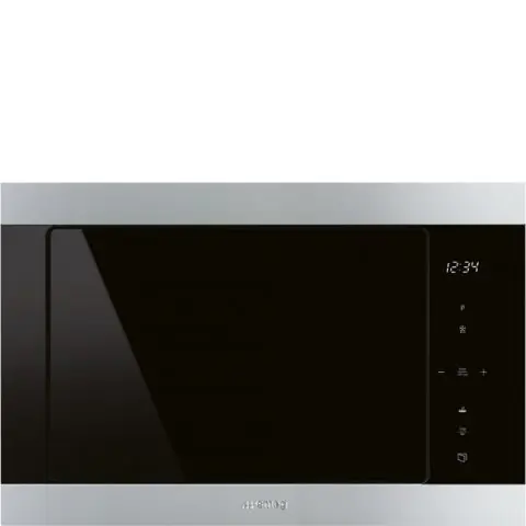 Микровълнова за вграждане SMEG FMI325X, Серия Classica, 25 литра, Черно стъкло с инокс, (19683)