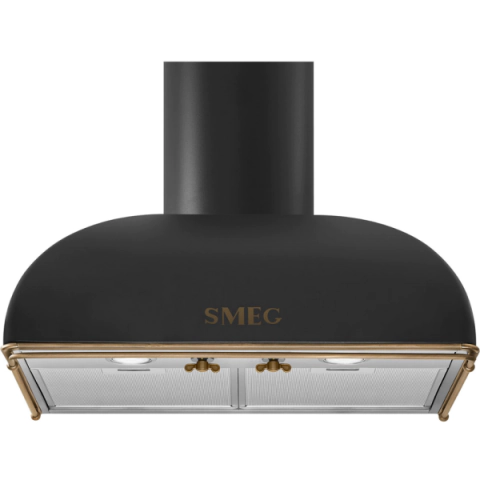 Аспиратор SMEG KS59AOE2, Серия Coloniale, 60 см, за монтаж на стена, Антрацит, (19462)