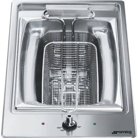 Фритюрник за вграждане SMEG PGF30F, Серия Classica, 30 см, Неръждаема стомана, (19424)