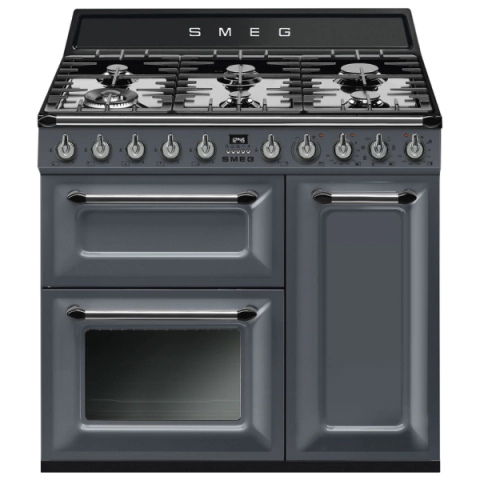 Готварска печка SMEG TR93GR, Серия Victoria, 90 см, 6 газови котлона, (19726)