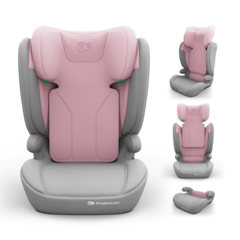 Столче за кола KINDERKRAFT I-SPARK 2 PLUS, PINK, (35949946)