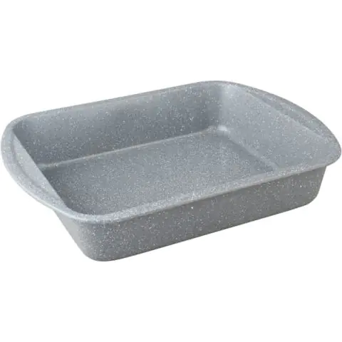 Тава за печене Bohmann BH 9060MRB, 35 см, Мраморно покритие, Сив, (9BH9060MRB)