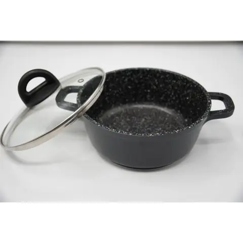 Тенджера Magicook MK-7836, 20 cm, черна, (17993)