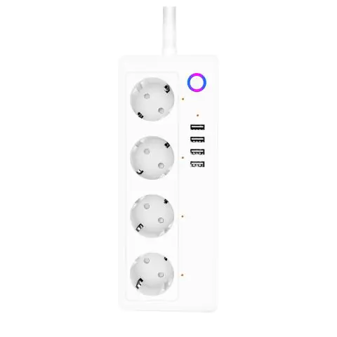 Умен разклонител с USB ELITE ES-wsp001-4+4usb WI-FI, (16009)