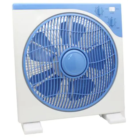 Вентилатор бокс Rosberg R51760C12, 40W, 3 скорости, Таймер 60 мин, Син/бял, (11093)