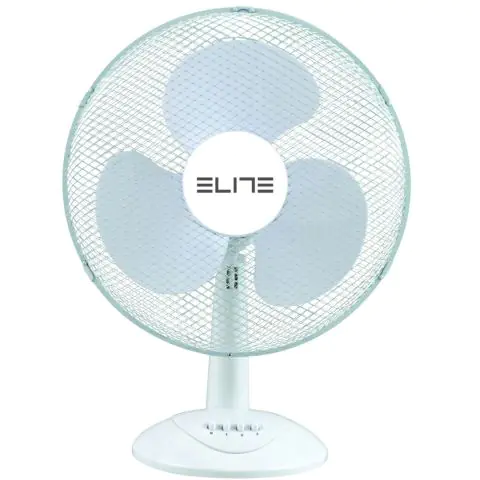 Вентилатор ELITE EFT-0443, 16 инча, настолен, 40W, бял, (16128)