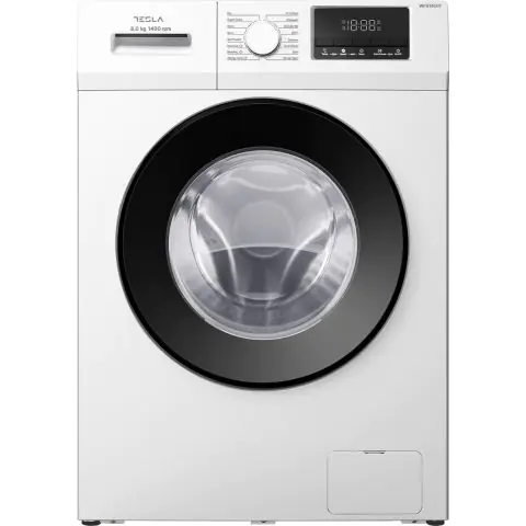 Пералня машина Tesla WF81460T, 8 кг, 1400 об./мин., Инверторен мотор, Функция с пара, Бял, (35930903)