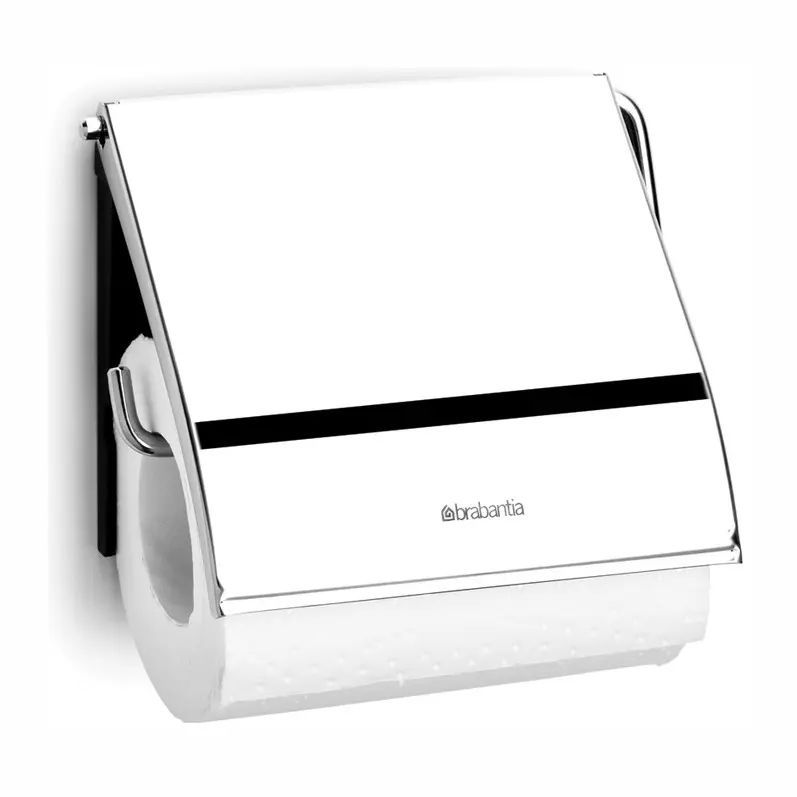 Държач за тоалетна хартия Brabantia ReNew Brilliant Steel, (35940918)