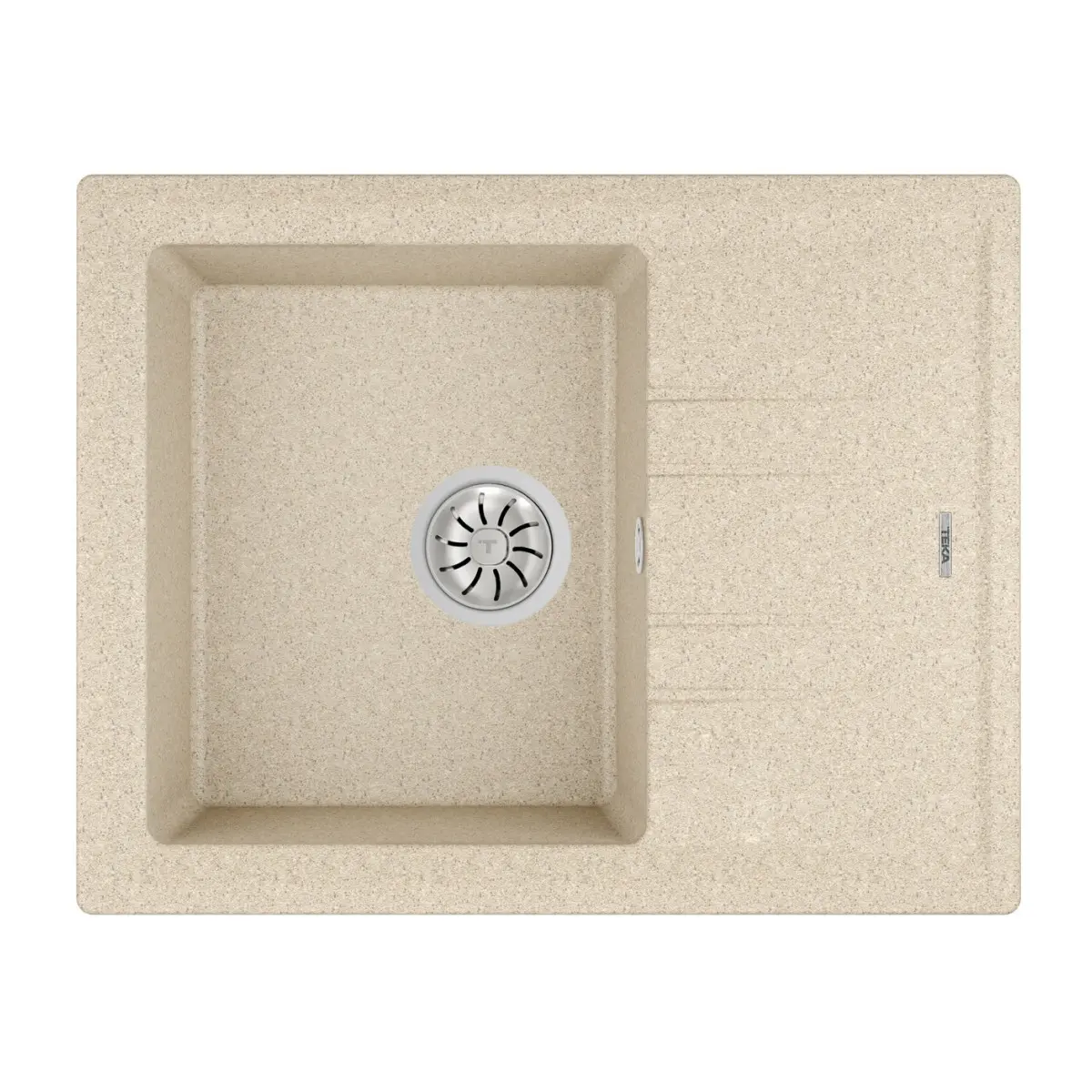 Гранитна мивка STONE45STG, обръщаема, за шкаф 45 см, бежова, (35949036)