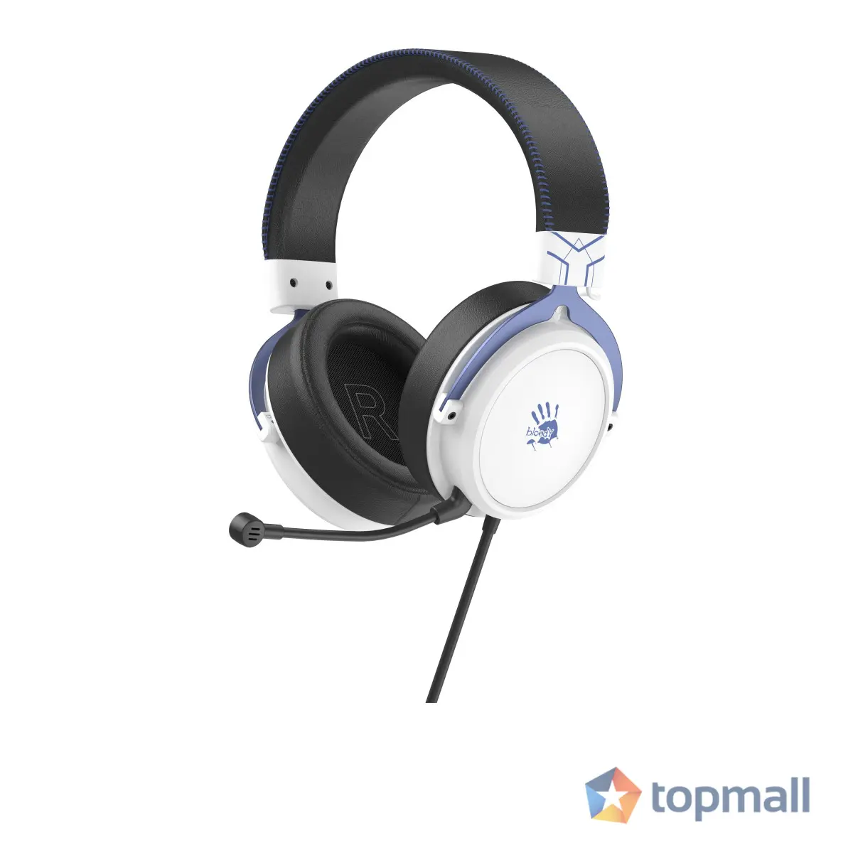A4tech Bloody M590i Sports Navy Геймърски жични слушалки с микрофон, (35940141)