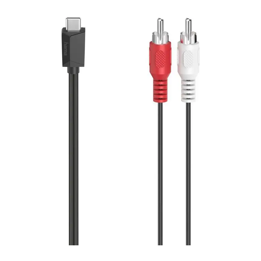 HAMA Аудио кабел, USB-C - RCA, 200730, (35937472)