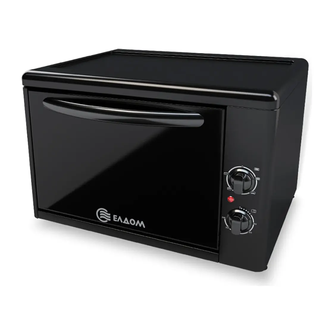 Мини фурна Елдом 204VN, 38 L, 2700W, Закрит долен нагревател, Черен, (13283)