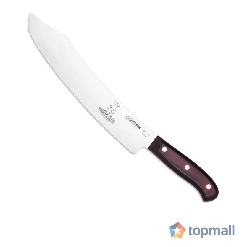 Шефски нож Giesser серия PremiumCut Wave No 1, Rocking Chefs, Micarta 25 см острие*, (35945243)