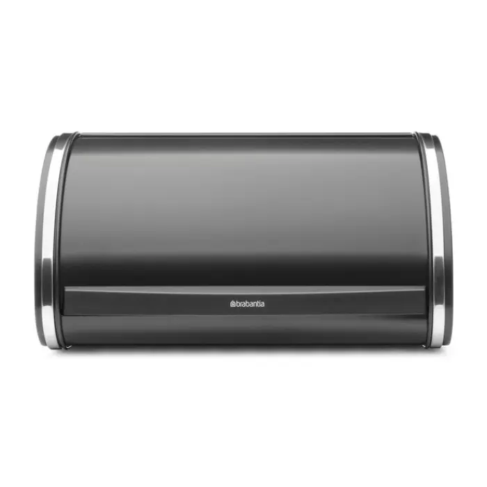 Кутия за хляб Brabantia Roll Top, Matt Black, средна, (35943654)