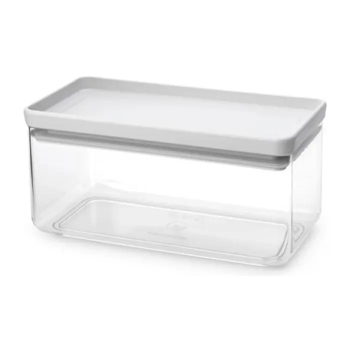 Кутия за съхранение на продукти Brabantia Tasty+ Stackable 1.5L, Light Grey, (35943336)