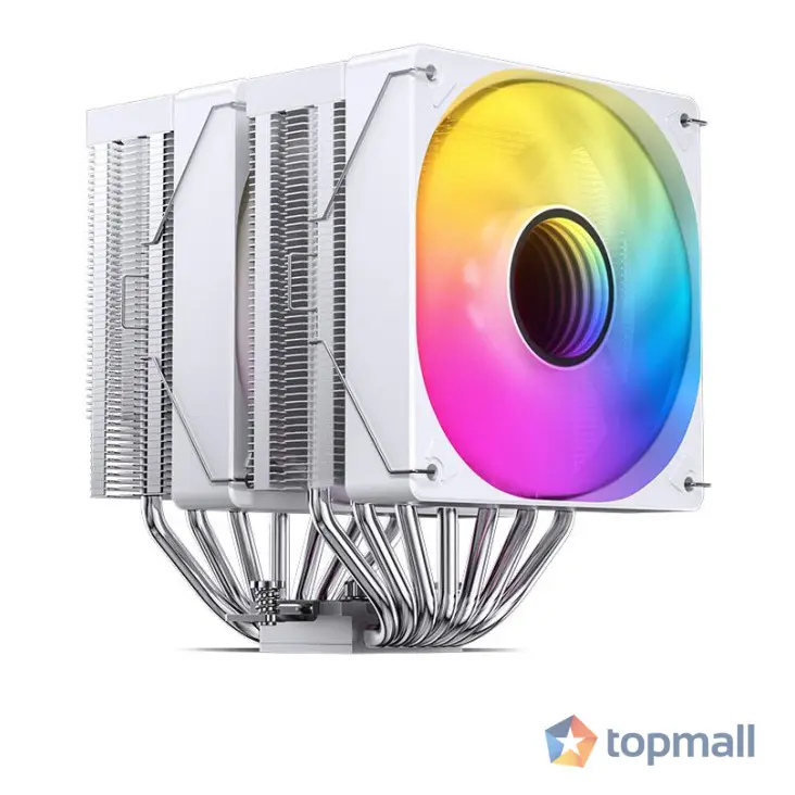 Охладител за процесор Jonsbo CR-3000 ARGB White 2x120mm, (35937377)