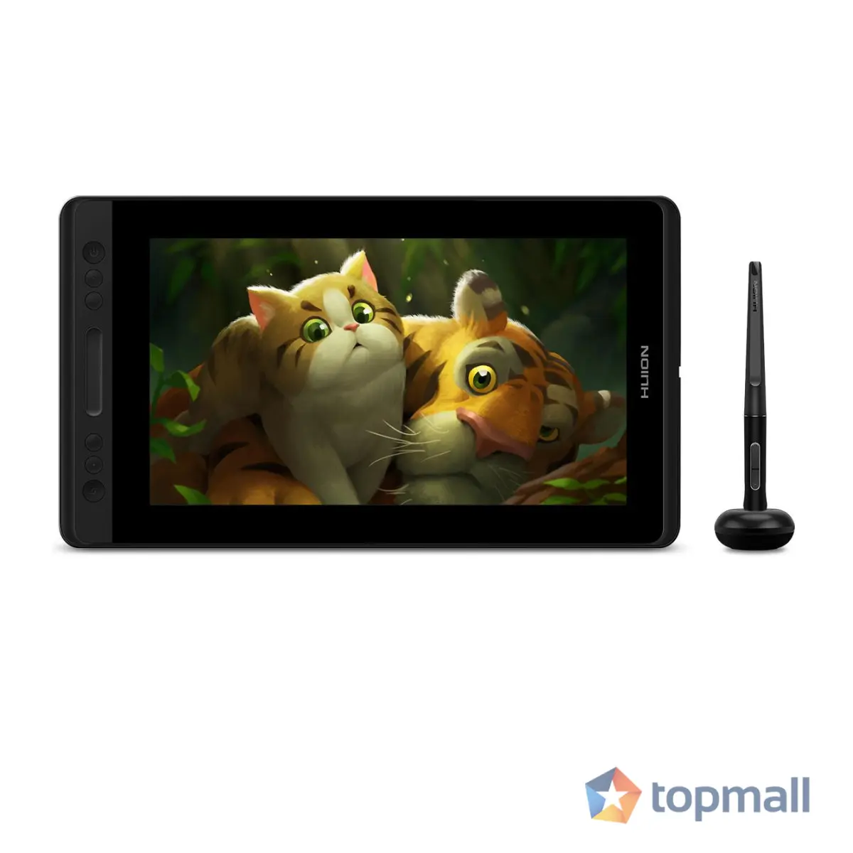 Графичен дисплей таблет HUION Kamvas Pro 13, USB-C, Черен/Сребрист, (35933874)