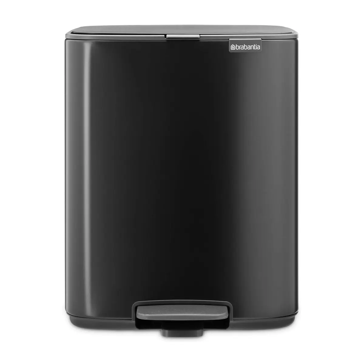 Кош за смет Brabantia Bo Pedal 12L, Matt Black, (35946910)