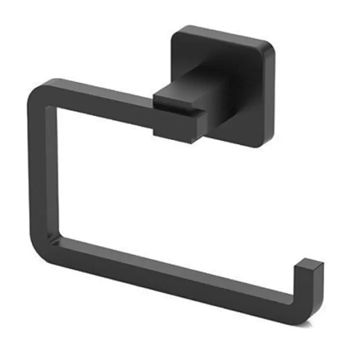 Поставка за тоалетна хартия TEKNO TEL TR MG 394B, 15х6х9 см, Закрепване с дюбел, Матово черно, (18293)