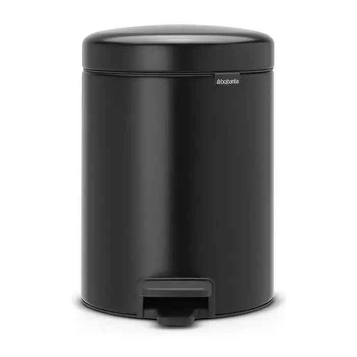Кош за смет с педал Brabantia NewIcon 5L, Matt Black, (35944237)