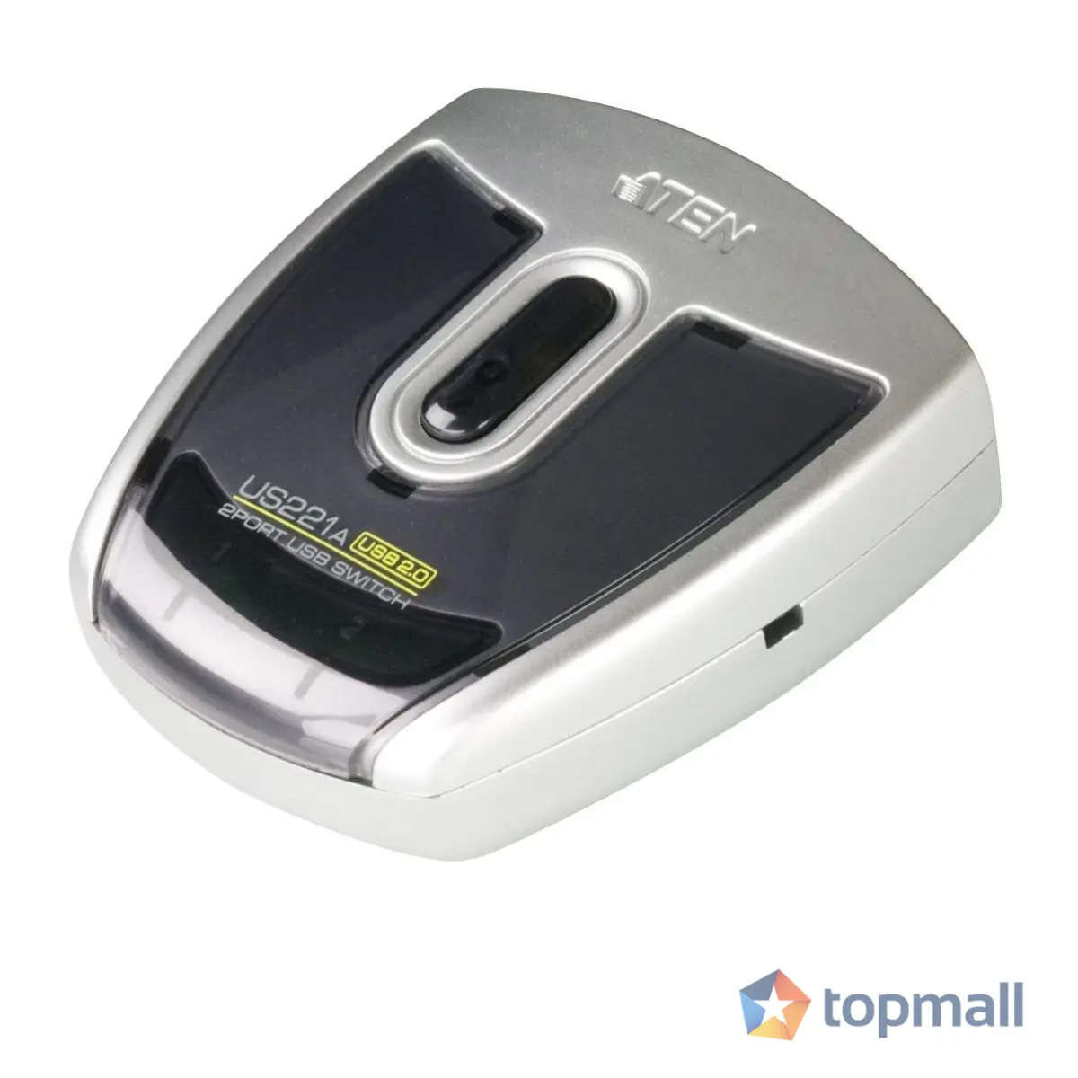 Превключвател ATEN US221A, 2 компютъра към 1 USB периферно устройство, (35936310)