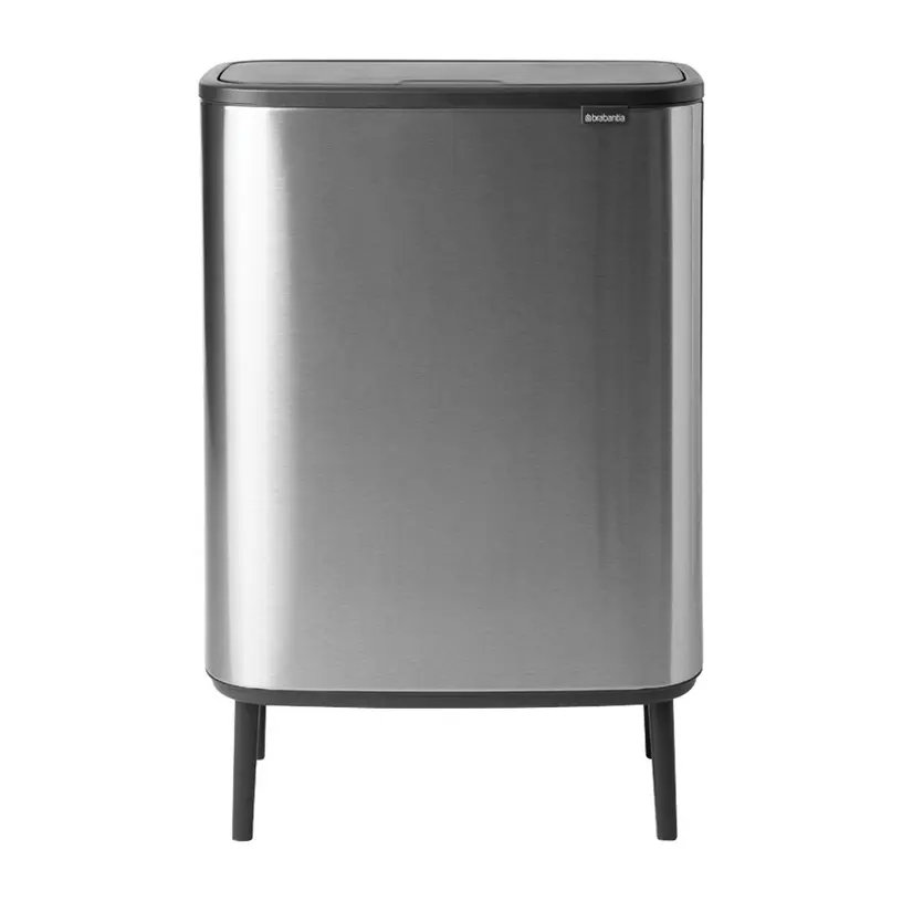 Кош за смет Brabantia Bo Touch Hi 60L, Matt Steel Fingerprint Proof, (35949804)