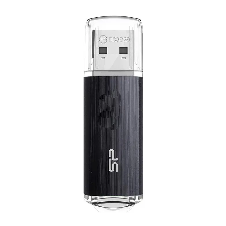 USB памет SILICON POWER Blaze B02, 64GB, USB 3.2 Gen 1, Черен, (35938365)
