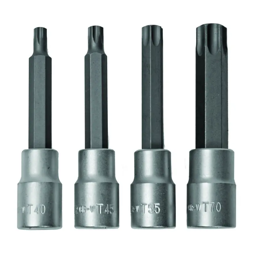 Вложки с накрайник 1/2"T40-T70 CR-V 4 бр Topmaster Professional, (35927239)