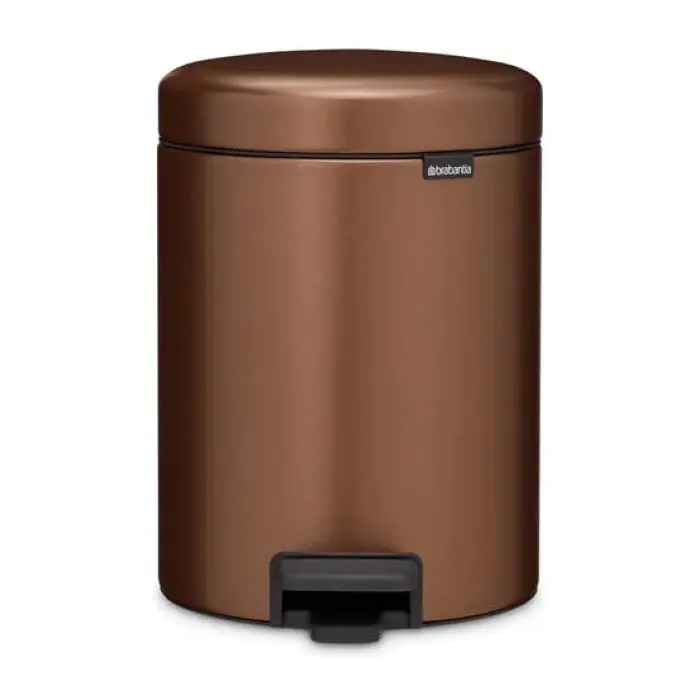Кош за смет с педал Brabantia NewIcon 5L, Warm Bronze, (35947038)