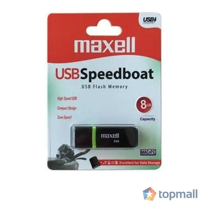 USB памет MAXELL SPEEDBOAT, USB 2.0, 8GB, (35932366)