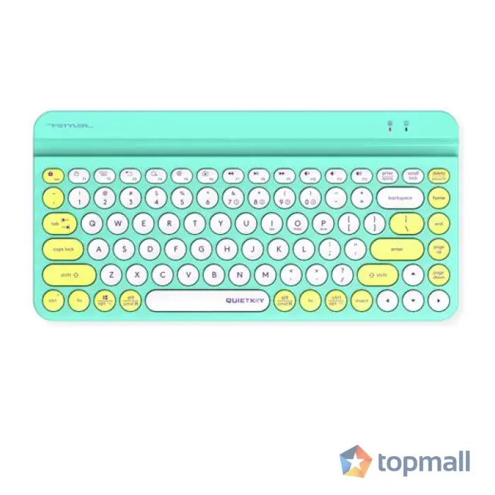 Безжична клавиатура A4tech Fstyler FBK30, Bluetooth, 2.4G, Стойка за телефон, Кирилизирана, Авокадо, (35937748)