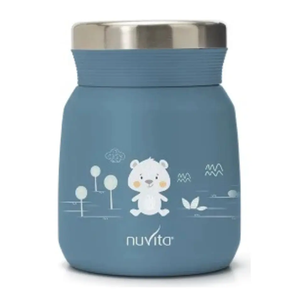 Контейнер за храна 4471 Nuvita 300мл, Powder Blue, (17330)