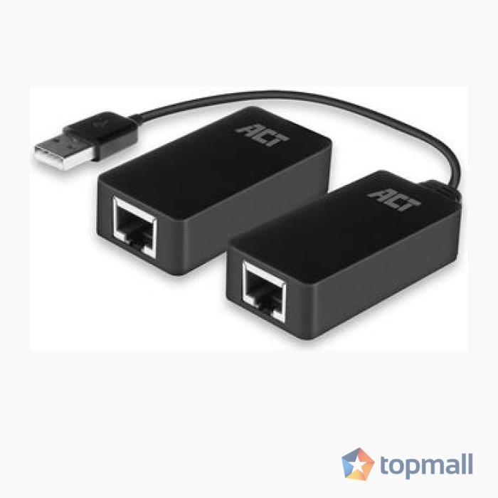 Активен USB удължител ACT AC6063, USB 2.0, UTP до 50 метра, (35939719)